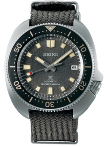 Seiko Prospex Automatic 1970 Diver's Modern Re-Interpretation "Captain Willard" Turtle SPB237 (SBDC143) Additional Nato Strap Grey www.watchoutz.com