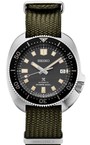 Seiko Prospex Automatic 1970 Diver's Modern Re-Interpretation "Captain Willard" Turtle SPB237 (SBDC143) face www.watchoutz.com