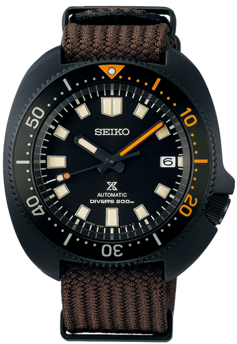 Seiko Prospex 2022 The Black Series Limited Edition 1970 Diver's Modern Re-interpretation Automatic 200M 