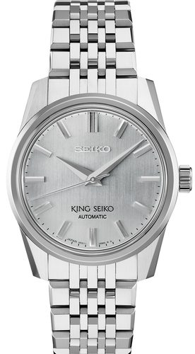 King Seiko Mechanical Automatic Brushed Silver SPB281J1 (SDKS003) www.watchoutz.com