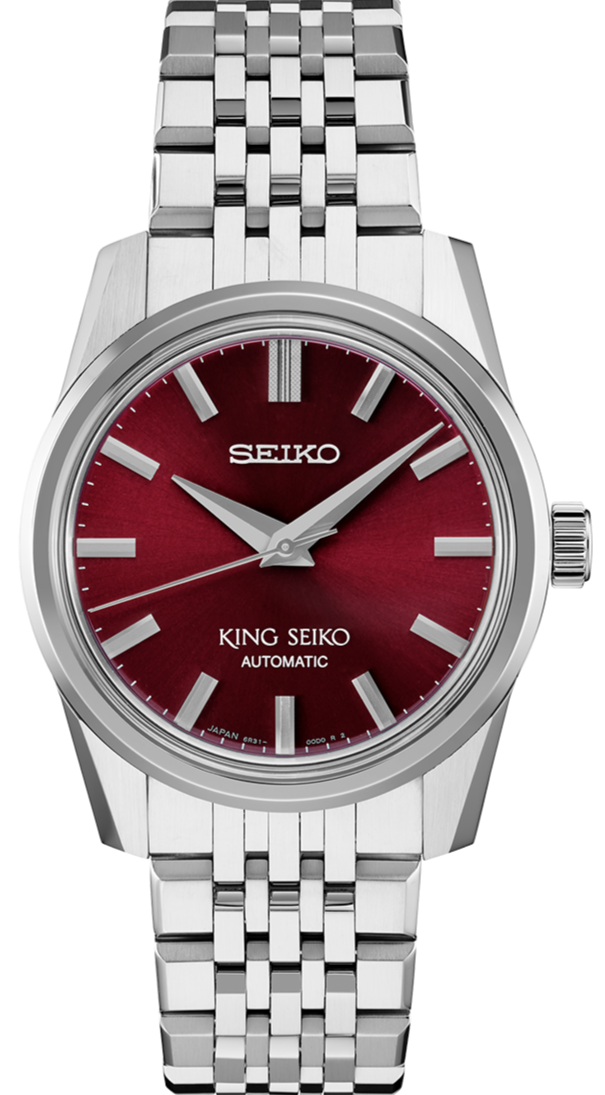 King Seiko Mechanical Automatic Burgandy SPB287J1 (SDKS009) www.watchoutz.com