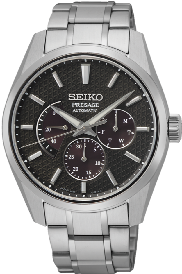 Seiko Presage Prestige Line Sharp Edge Series Automatic Multi-hand Dial SPB307 www.watchoutz.com