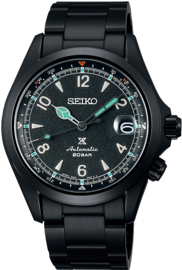 Seiko Prospex Automatic Alpinist The Black Series Limited Edition SPB337 SPB337J1 SBDC185 www.watchoutz.com 