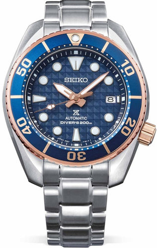 Seiko Prospex Automatic Diver Sumo Asia Exclusive Limited Edition Blue Coral SPB344J1 www.watchoutz.com 