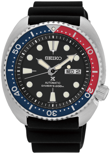 SEIKO PROSPEX PEPSI TURTLE RED BLUE Bezel SRP779J1 www.watchoutz.com