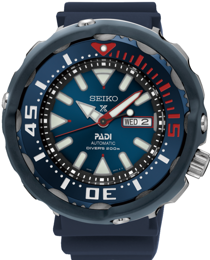 Seiko Prospex x Padi Automatic 200M Scuba Diver Monster Tuna SRPA83