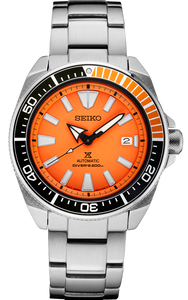 Seiko Prospex Automatic Diver 200M Orange SAMURAI SRPC07 www.watchoutz.com