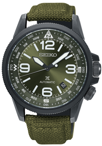 SEIKO PROSPEX LAND AUTOMATIC NYLON COMPASS SRPC33K1 www.watchoutz.com