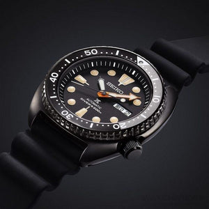 SEIKO PROSPEX TURTLE THE BLACK SERIES (SBDY005) SRPC49J1 side www.watchoutz.com
