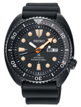 SEIKO PROSPEX AUTOMATIC DIVERS TURTLE THE BLACK SERIES SBDY005 SRPC49J1 www.watchoutz.com