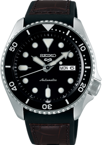 Seiko 5 Sports SKX Series Sport Style Mechanical Automatic Black SRPD55 SRPD55K2. Available at Watchoutz.com, your best online watch retailer based in Hong Kong, buy brand new genuine Japanese watches with confidence, fast international shipping, Satisfied customers proven. Visit Watchoutzinternational for your next horology hunt.