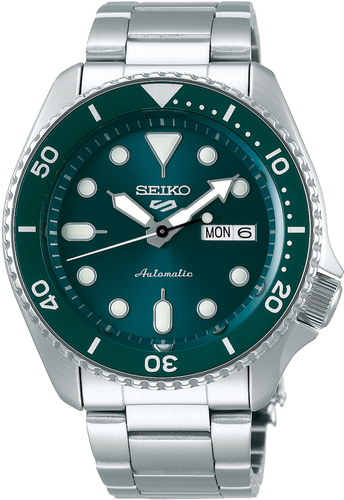 Seiko 5 SKX Series Sports Style Mechanical Automatic Green Dial SRPD61 SRPD61K1. Available at Watchoutz.com, your best online watch retailer based in Hong Kong, buy brand new genuine Japanese watches with confidence, fast international shipping, Satisfied customers proven. Visit Watchoutzinternational for your next horology hunt.