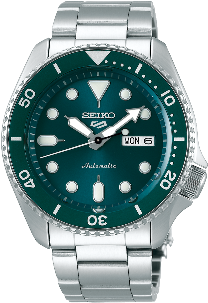 Seiko 5 SKX Series Sports Style Mechanical Automatic Green Dial SRPD61 SRPD61K1. Available at Watchoutz.com, your best online watch retailer based in Hong Kong, buy brand new genuine Japanese watches with confidence, fast international shipping, Satisfied customers proven. Visit Watchoutzinternational for your next horology hunt.