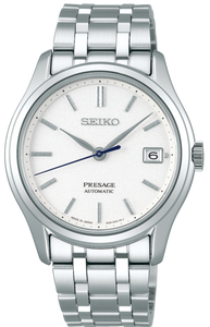 Seiko Presage Automatic Snow Frost White Dial SRPD97J1 www.watchoutz.com