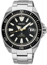 Seiko Prospex Mechanical Automatic 200M Diver Black-Tile Dial King Samurai SRPE35 SRPE35K1. Available at Watchoutz.com, Hong Kong's top online watch retailer with a physical shop. Enjoy fast, secure international shipping and shop for genuine Japanese watches with over 13 years of exceptional service and reputation. Visit Watch Outz International for your next horology treasure hunt.