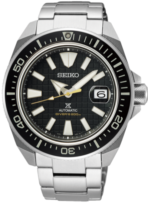Seiko Prospex Mechanical Automatic 200M Diver Black-Tile Dial King Samurai SRPE35 SRPE35K1. Available at Watchoutz.com, Hong Kong's top online watch retailer with a physical shop. Enjoy fast, secure international shipping and shop for genuine Japanese watches with over 13 years of exceptional service and reputation. Visit Watch Outz International for your next horology treasure hunt.