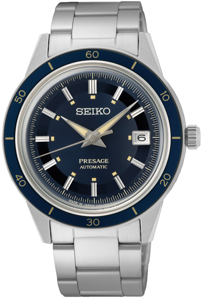 Seiko Presage 2021 Style60's Series Automatic Blue Dial SRPG05J1 www.watchoutz.com
