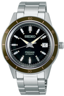 Seiko Presage 2021 Style60's Series Mechanical Automatic SRPG07 SRPG07J1. Available at Watchoutz.com, Hong Kong's top online watch retailer with a physical shop. Enjoy fast, secure international shipping and shop for genuine Japanese watches with over 13 years of exceptional service and reputation. Visit Watch Outz International for your next horology treasure hunt.