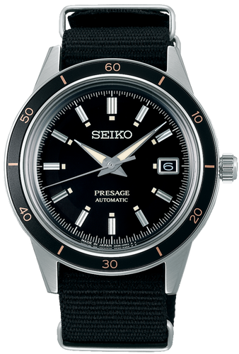 Seiko Presage 2021 Style60's Series Automatic Black SRPG09J1 www.watchoutz.com