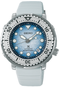 Seiko Prospex Automatic 200M Diver "Save the Ocean" Special Edition "Penguin Footprint" Baby Tuna SRPG59K1 SBDY107 www.watchoutz.com