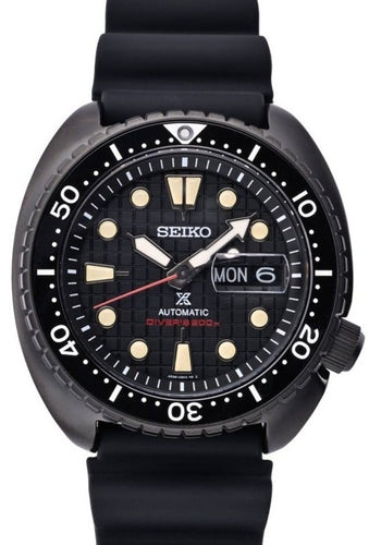 Seiko Prospex Automatic 200M Diver Black-TS Exclusive Limited Edition King Turtle SRPH41 SRPH41K1 www.watchoutz.com