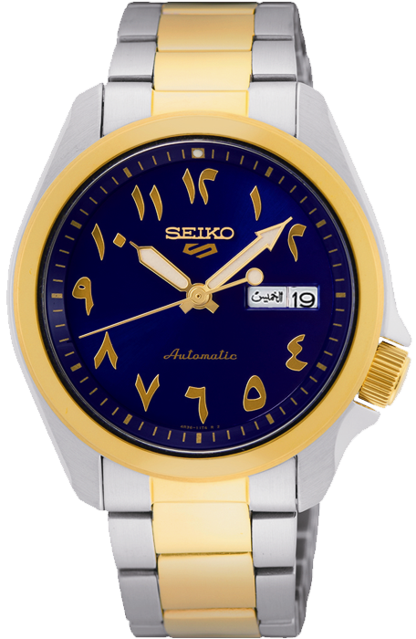 Seiko 5 Sports Mechanical Automatic Arabic-Numeric Blue Dial