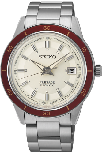 Seiko Presage Basic Line 2022 Style60's Series Automatic Ivory SRPH93 SRPH93J1 www.watchoutz.com 