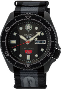 Seiko 5 Sports X Honda Super Cub Automatic SKX Sense Style Limited Edition Grey SRPJ75 SRPJ75K1 www.watchoutz.com