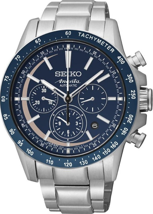 SEIKO ANANTA CHRONOGRAPH 100TH ANNIVERSARY Blue SRQ017J www.watchoutz.com