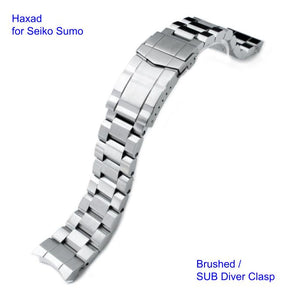 Hexad Stainless 316L Steel Watch Bracelet for Seiko