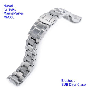 Hexad Stainless 316L Steel Watch Bracelet for Seiko