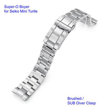 Super-O Boyer Stainless 316L Steel Watch Bracelet for Seiko