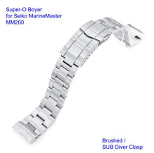 Super-O Boyer Stainless 316L Steel Watch Bracelet for Seiko