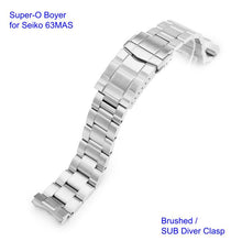 Super-O Boyer Stainless 316L Steel Watch Bracelet for Seiko