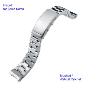 Hexad Stainless 316L Steel Watch Bracelet for Seiko