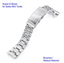 Super-O Boyer Stainless 316L Steel Watch Bracelet for Seiko