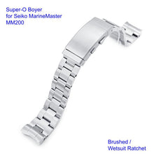 Super-O Boyer Stainless 316L Steel Watch Bracelet for Seiko