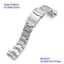 Super-O Boyer Stainless 316L Steel Watch Bracelet for Seiko