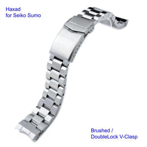 Hexad Stainless 316L Steel Watch Bracelet for Seiko