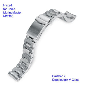 Hexad Stainless 316L Steel Watch Bracelet for Seiko