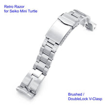 Retro Razor Stainless 316L Steel Watch Bracelet for Seiko