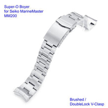 Super-O Boyer Stainless 316L Steel Watch Bracelet for Seiko