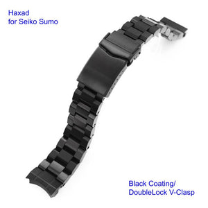 Hexad Stainless 316L Steel Watch Bracelet for Seiko