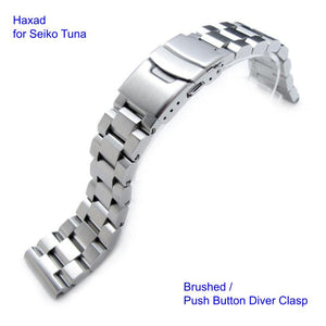 Hexad Stainless 316L Steel Watch Bracelet for Seiko