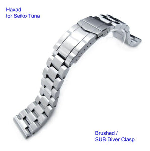 Hexad Stainless 316L Steel Watch Bracelet for Seiko