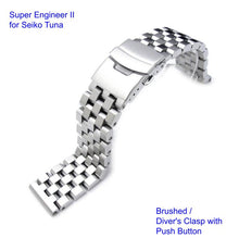 Super Engineer II Stainless 316L Steel Watch Bracelet for Seiko Tuna www.watchoutz.com