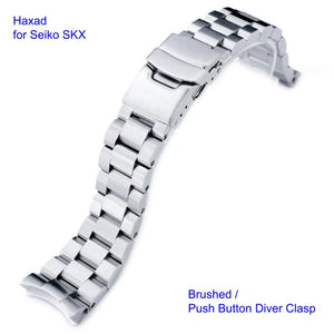 Hexad Stainless 316L Steel Watch Bracelet for Seiko