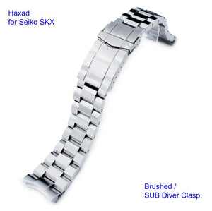 Hexad Stainless 316L Steel Watch Bracelet for Seiko