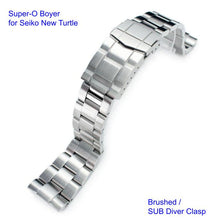 Super-O Boyer Stainless 316L Steel Watch Bracelet for Seiko