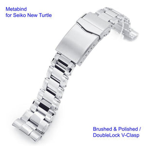 Metabind Rivet Stainless 316L Steel Watch Bracelet for Seiko